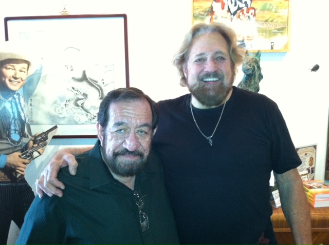 Actor Jesse Wilde with Actor Dan Haggerty (aka; Grizzly Adams) at Upland, CA. Lemon Festival Apr 28 & 29 2012.