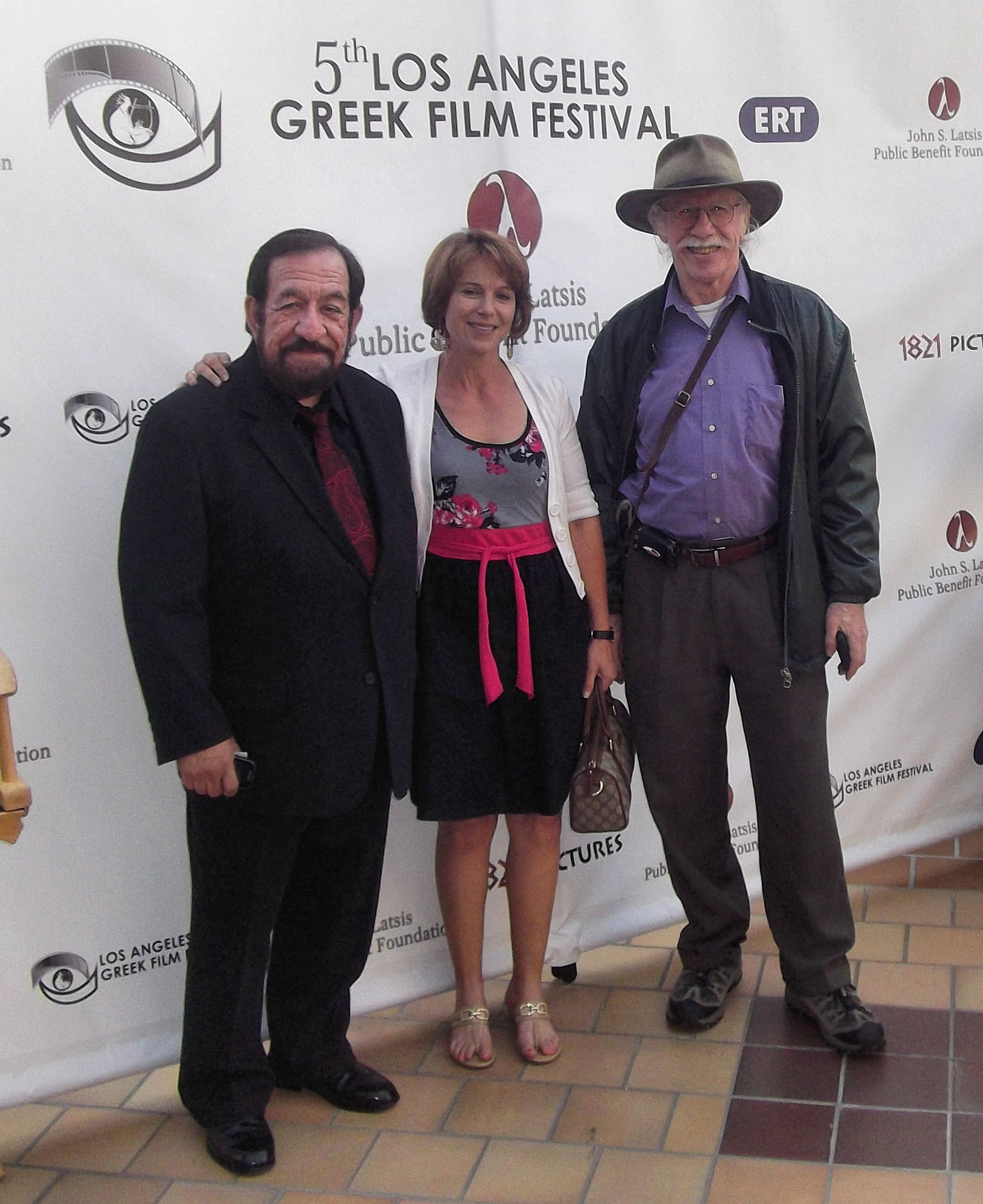 Jesse, Carla Scott/actress, & Gerry Kass/actor at the Los Angeles Greek Film Festival/movie premiere of Without Borders, June 11, 2011.