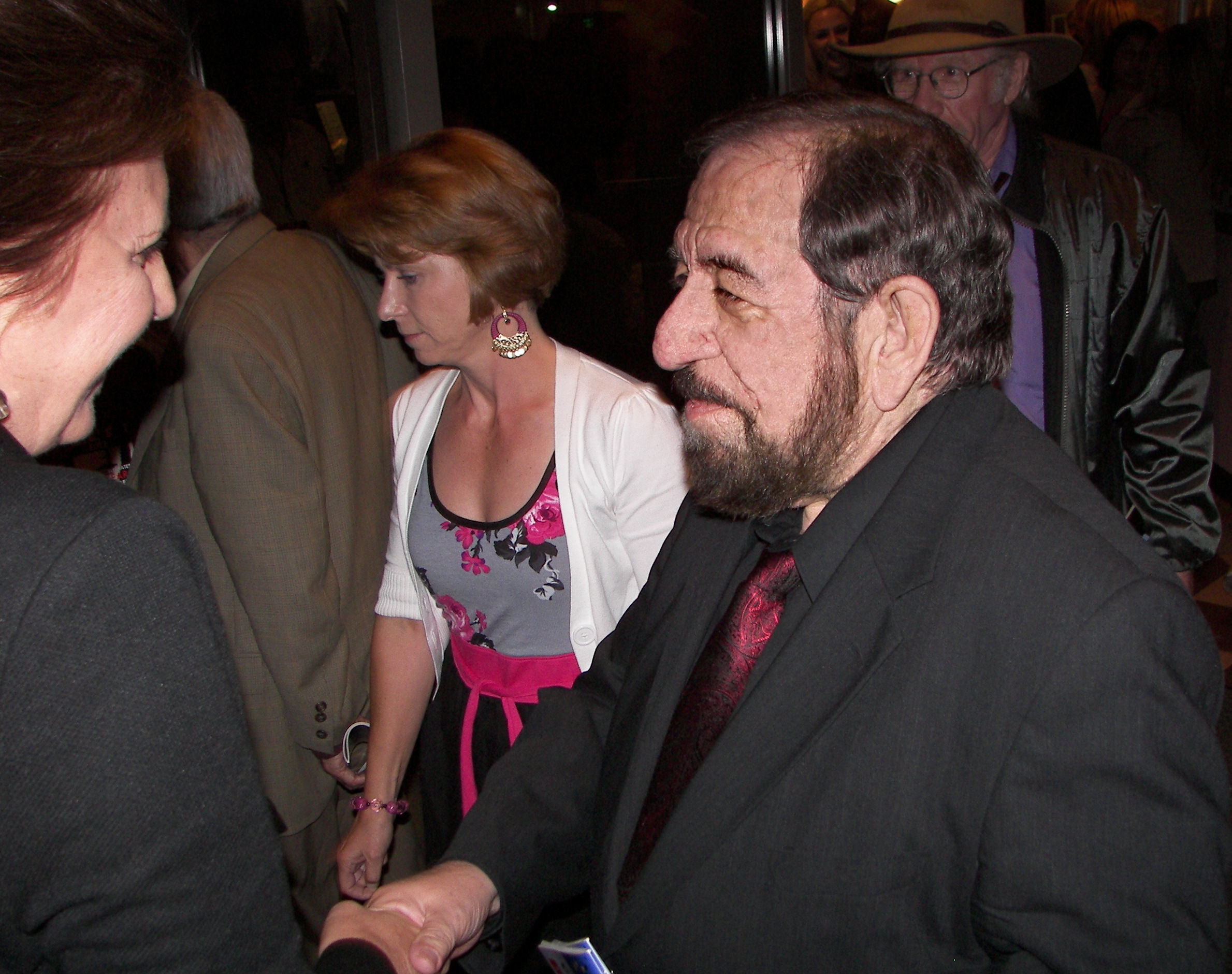 Jesse and Carla Scott/actress in center of pic, at the Los Angeles Greek Film Festival/movie premiere of Without Borders, June 11, 2011.