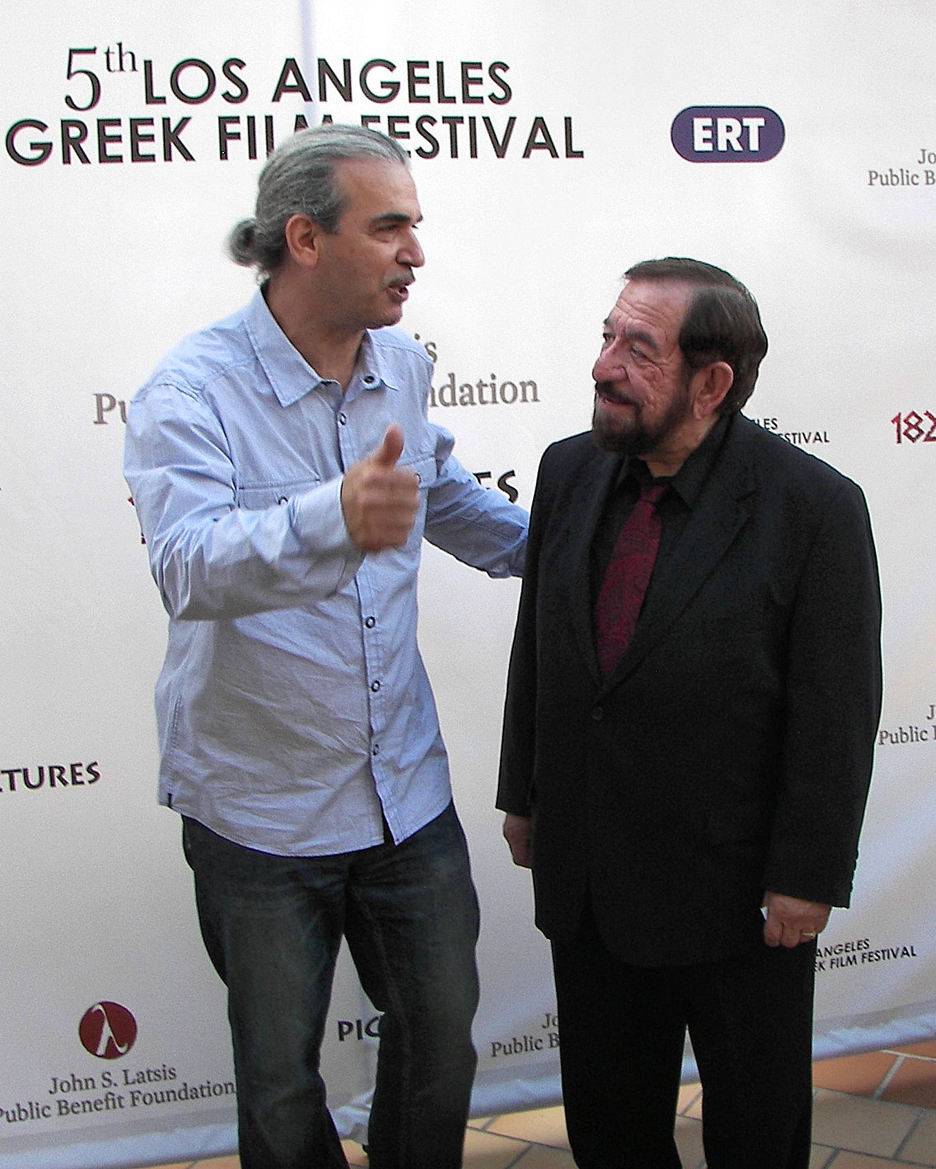 Jesse with Director, Nick Gaitatjis at Without Borders movie premiere and film festival. June 11, 2011
