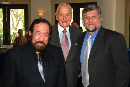 Jesse, AC Lyles, Producer and Damon Viola at AC's Anniversay party at Paramount Pictures, 2008.