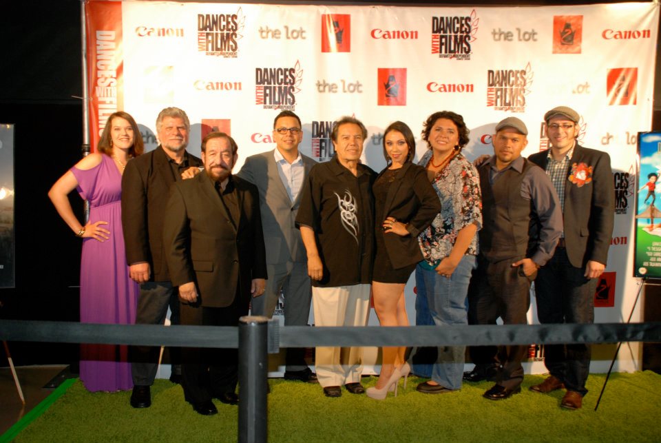Jesse Wilde Damon Viola and cast and crew of Delustions of Grandeur at movie premiere & Dances with Films Film Festival at Mann's Chinese Theatre Hollywood CA June 1 2012.