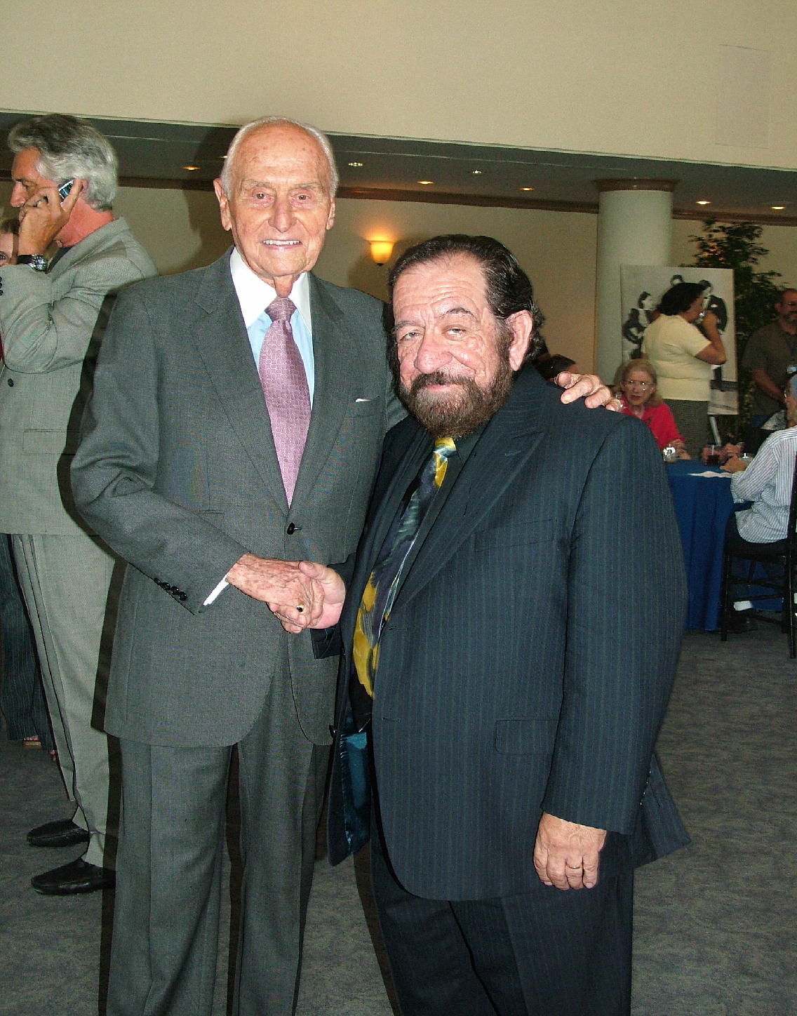 Jesse with A.C. Lyles at Paramount Pictures celebrating A.C.'s anniversary and birthday. 2008