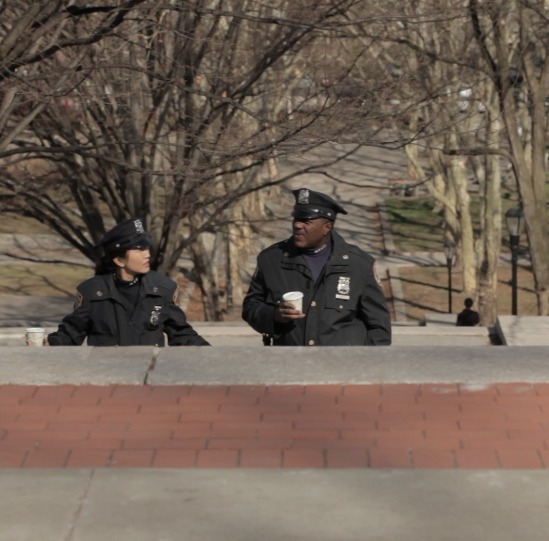 Natalie Kim as NYPD police officer Kathy Stamos