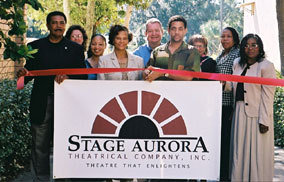Founder Darryl Reuben Hall with Parents, Board, Community Leaders of Stage Aurora