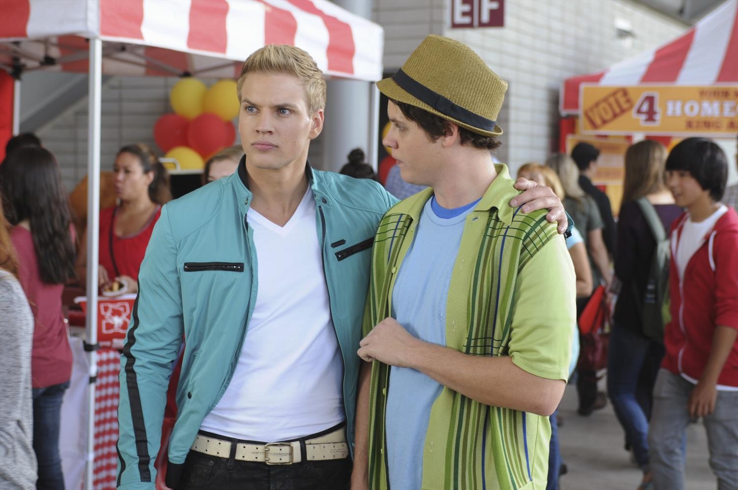 Still of Matt Shively and Marshall Williams in How to Build a Better Boy (2014)