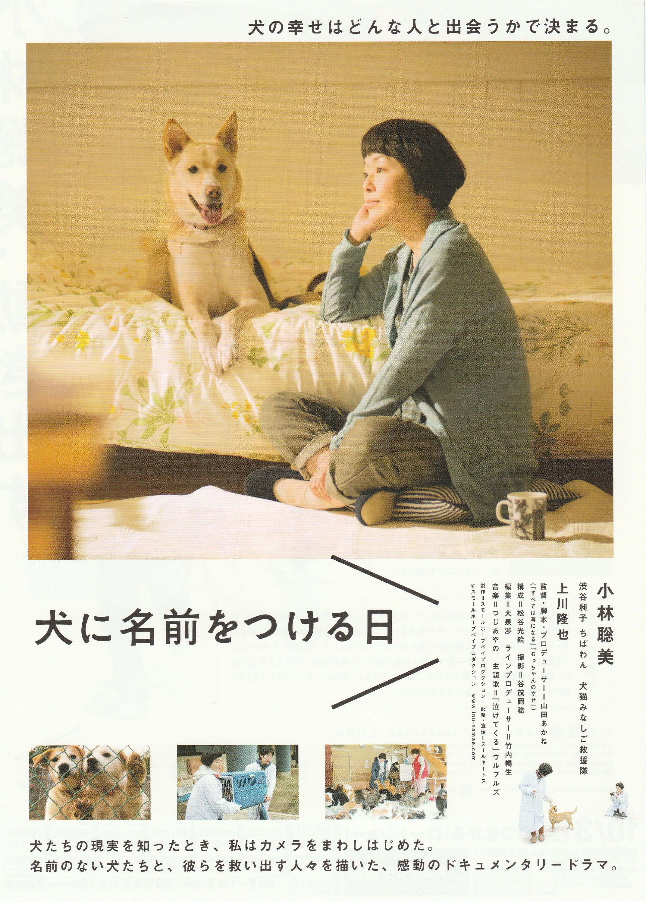 it is a akane yamada's new film. title: the name of the dog.