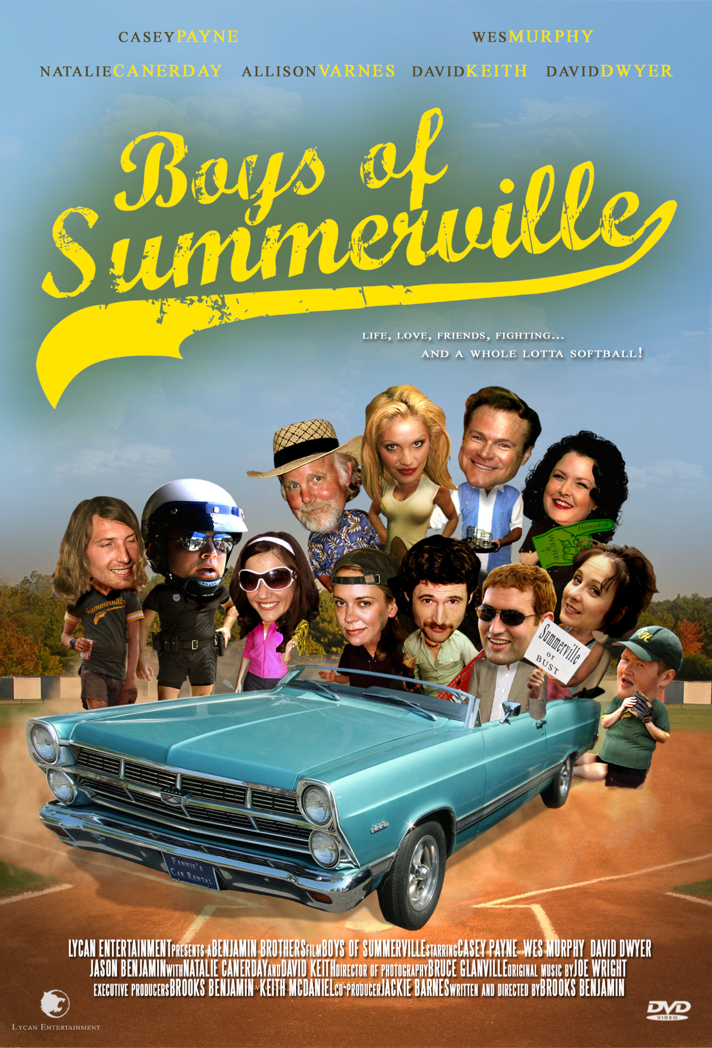 David Keith, Natalie Canerday, David Dwyer, Christian Pitre, Casey Payne, Jason Benjamin, Linds Edwards, Leigh Ann Jernigan, Amy Eakins Casterline, Brad Bumgardner and Wes Murphy in Boys of Summerville (2008)