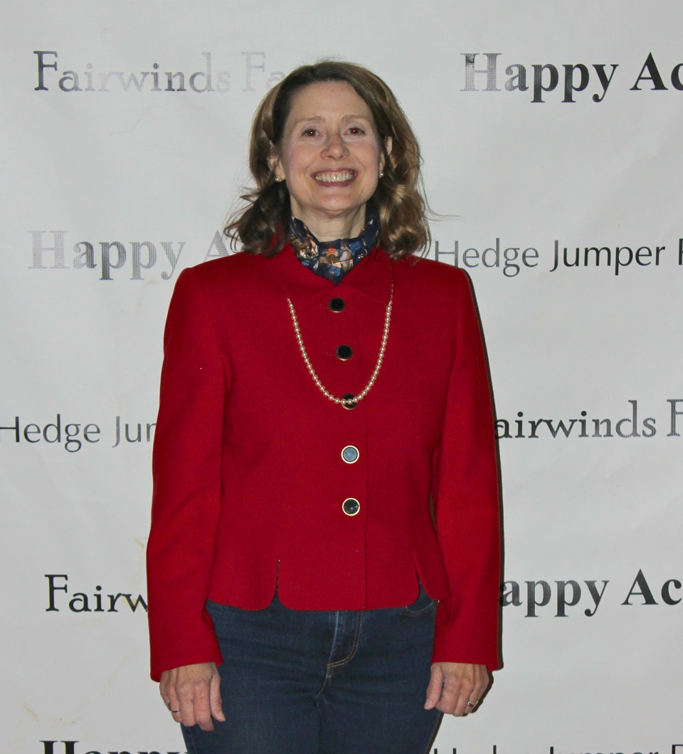 At the HAPPY ACRES PITCH TRAILER premiere for friends and family. The trailer was written, produced, and directed by Colleen.
