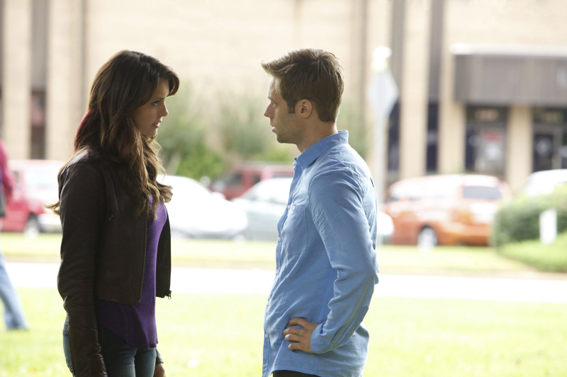 Still of Shaun Sipos and Nina Dobrev in Vampyro dienorasciai (2009)