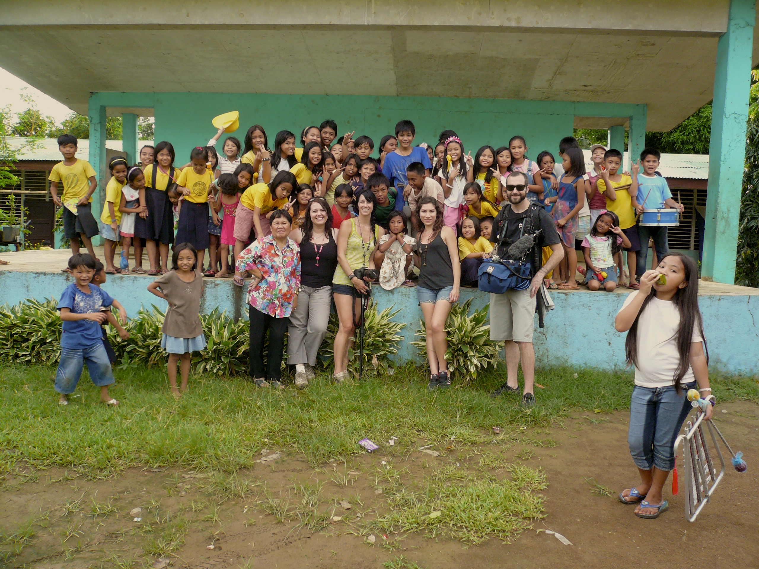 Filming on location for 'Gwapa (Beautiful)' on Pitogo Island, Philippines