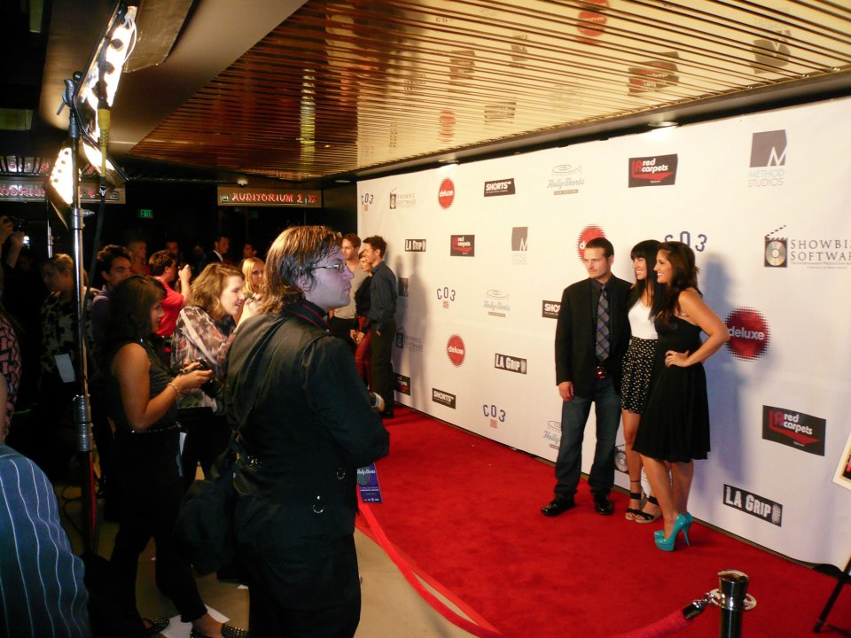 On the red carpet with 
