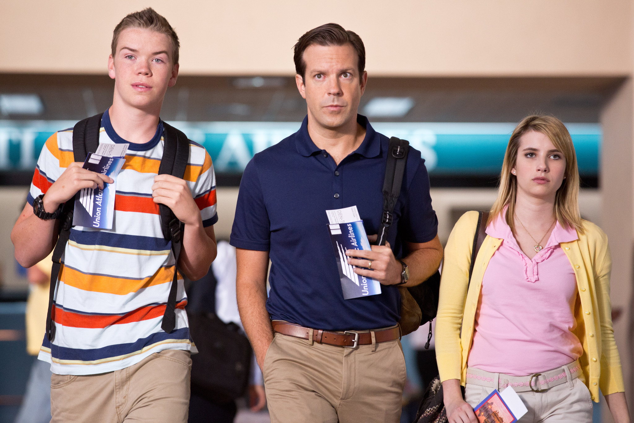 Still of Emma Roberts, Jason Sudeikis and Will Poulter in Labas, mes Mileriai (2013)