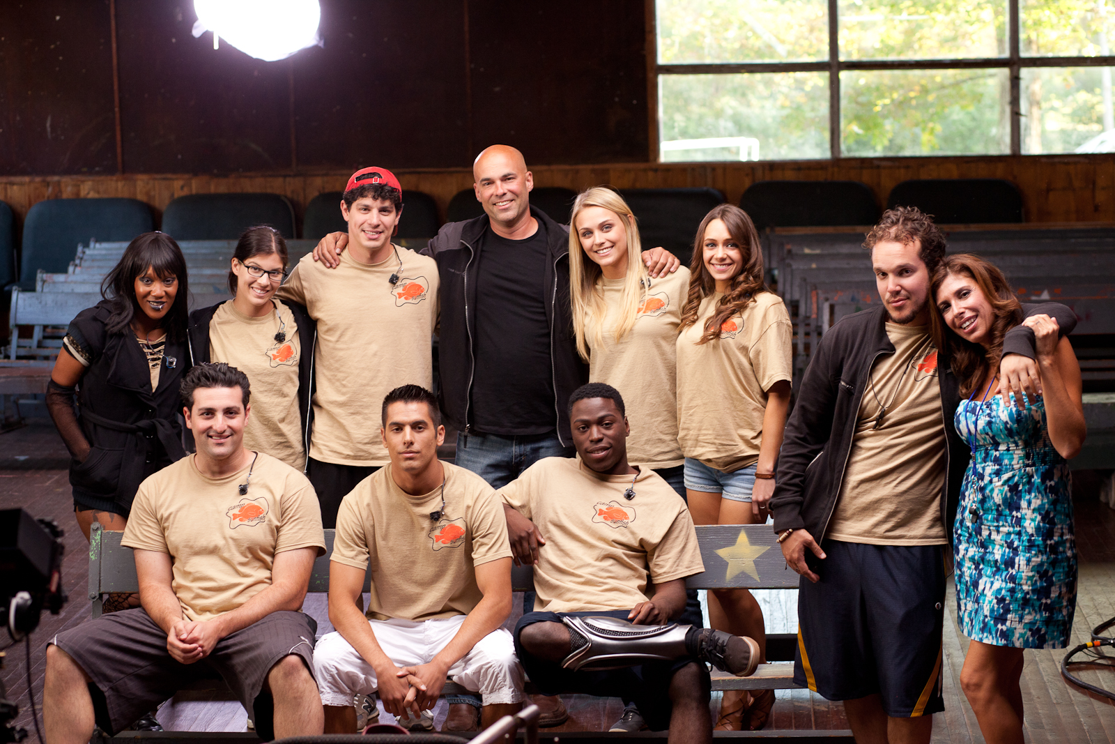 Onset with cast of Camp Dread