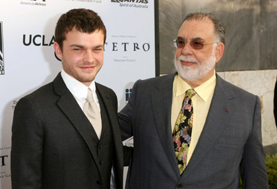 Francis Ford Coppola and Alden Ehrenreich at event of Tetro (2009)