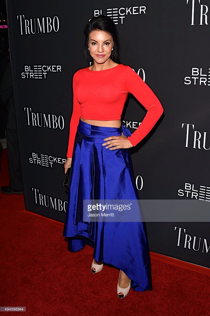 Actress Tilda Del Toro attends the premiere of Bleecker Street Media's 'Trumbo' at Samuel Goldwyn Theater on October 27, 2015 in Beverly Hills, California.