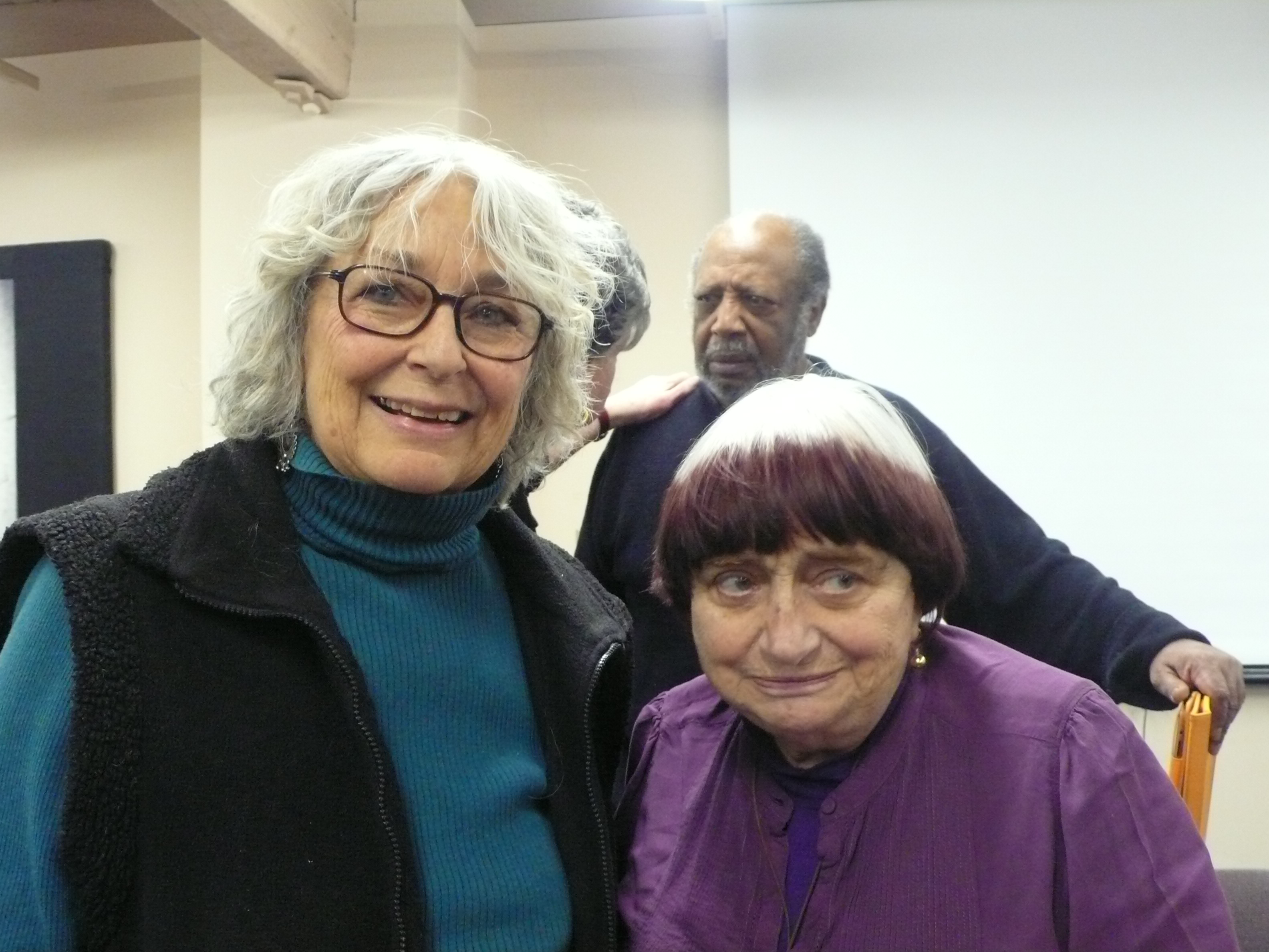 Lynn with Agnes Varda, 2013