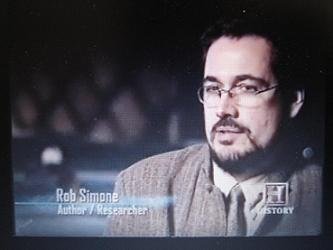 Rob Simone on the History Channel 