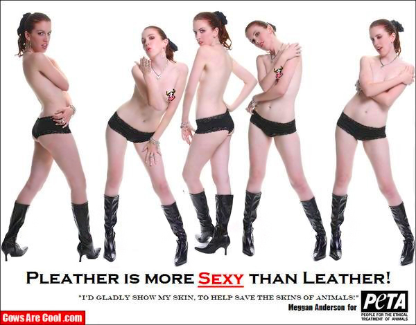 PETA's International winner of their 'Too Hot For Leather' contest!