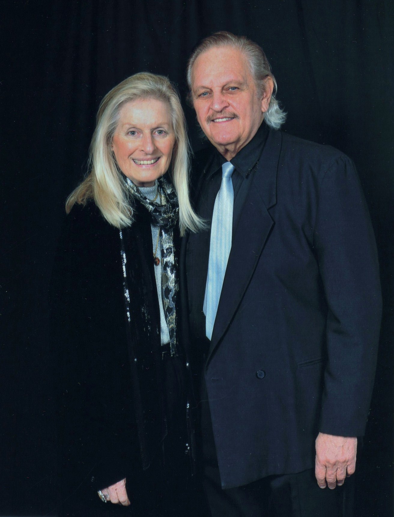 At the Oscars. Ed Metzger and Laya Gelff