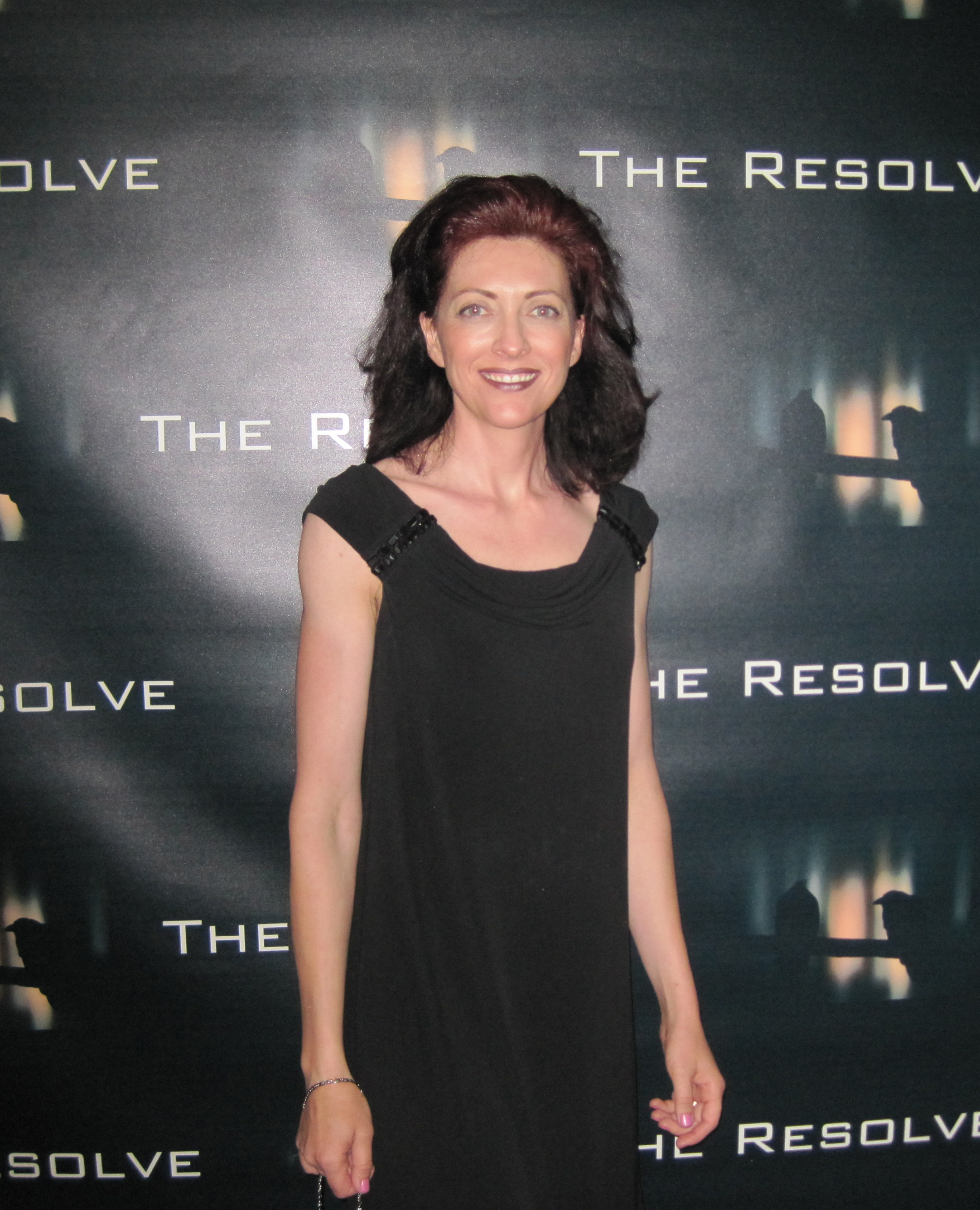 Angela Oberer at the Resolve World Premiere in Los Angeles, CA