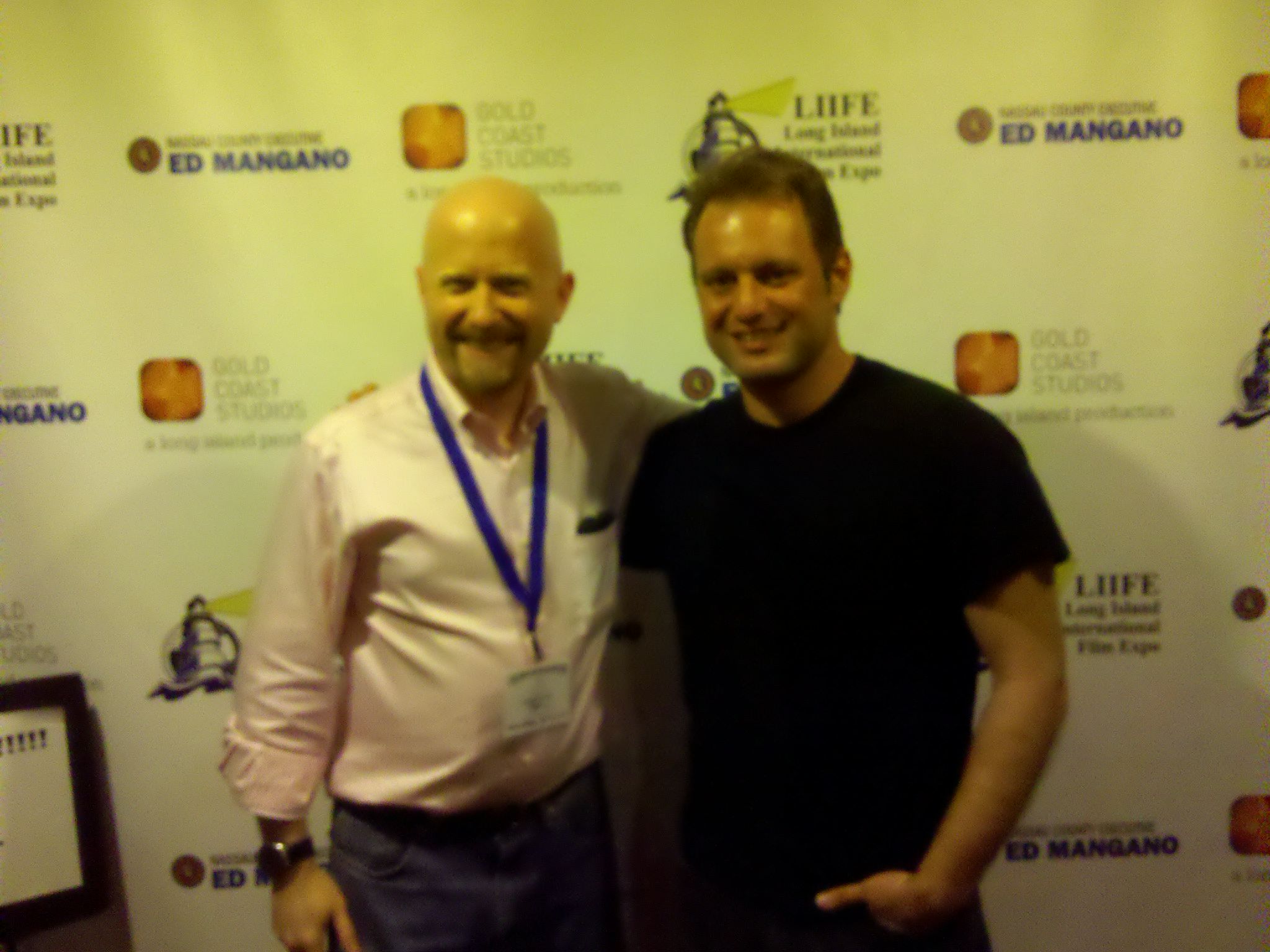 Jim Cook (filmmaker & LIIFE board member) & Ed Bergtold (actor) 