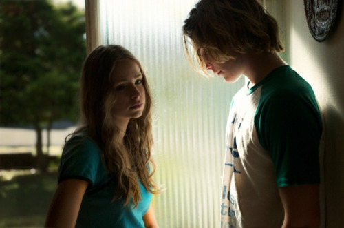 Still of Sean Keenan and Ashleigh Cummings in Puberty Blues (2012)