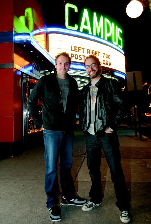 Matthew & Todd Wolfe at Left/Right screening.