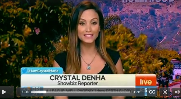 Crystal Marie Denha Appearing on Sunrise Australia.