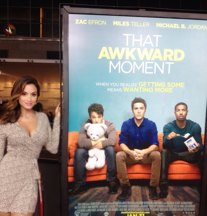 Crystal Marie Denha at the premiere for 'That Awkward Moment.'
