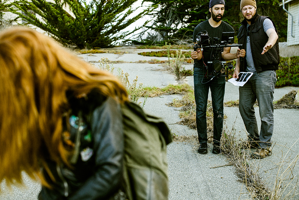 Chuy Valadez & Bastiaan Koch on location for Is This Heaven: Fort Ord