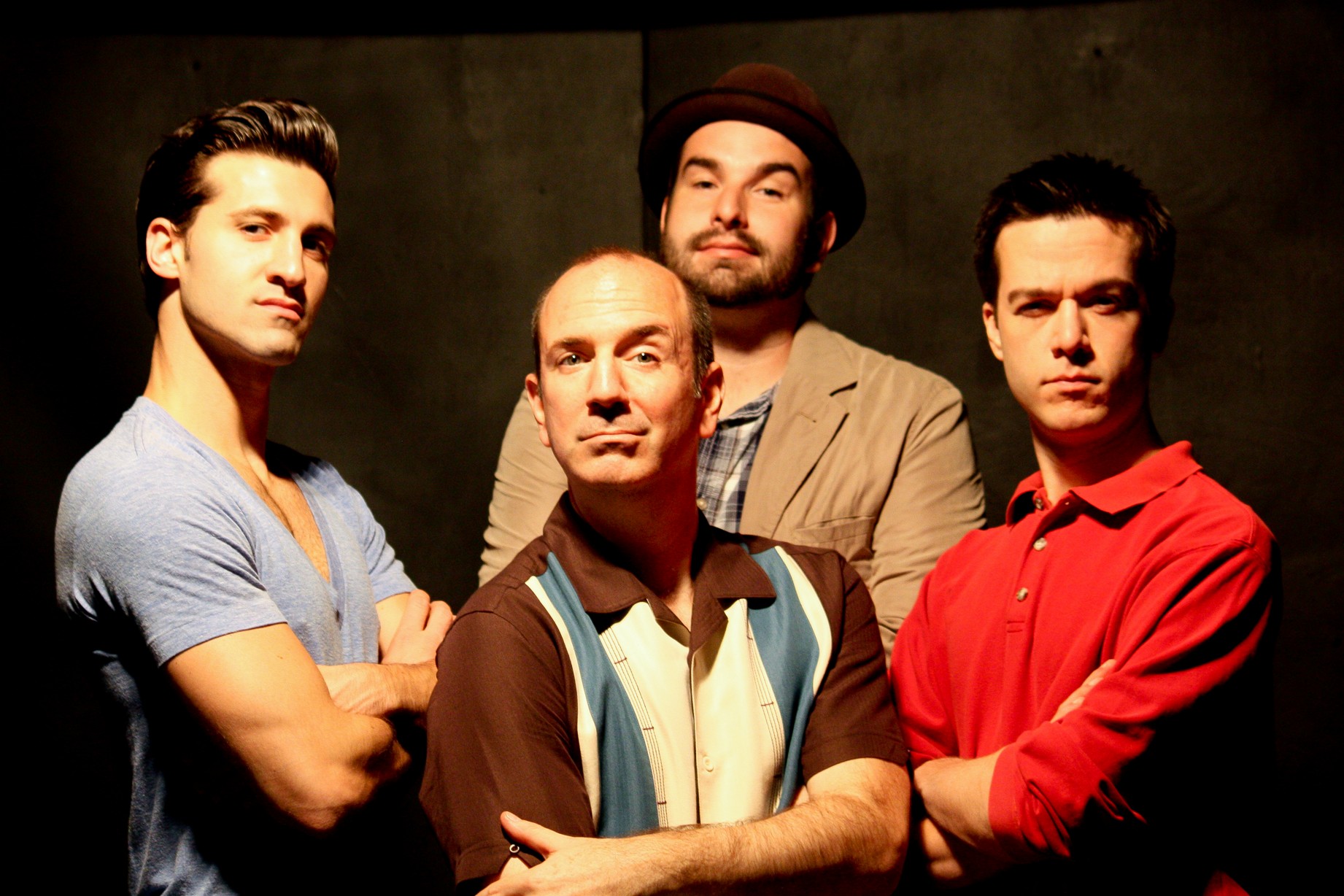The Men of The Playhouse Season Two Adam Bucci, Richard Van Slyke, Eli Chance and Tom Walz