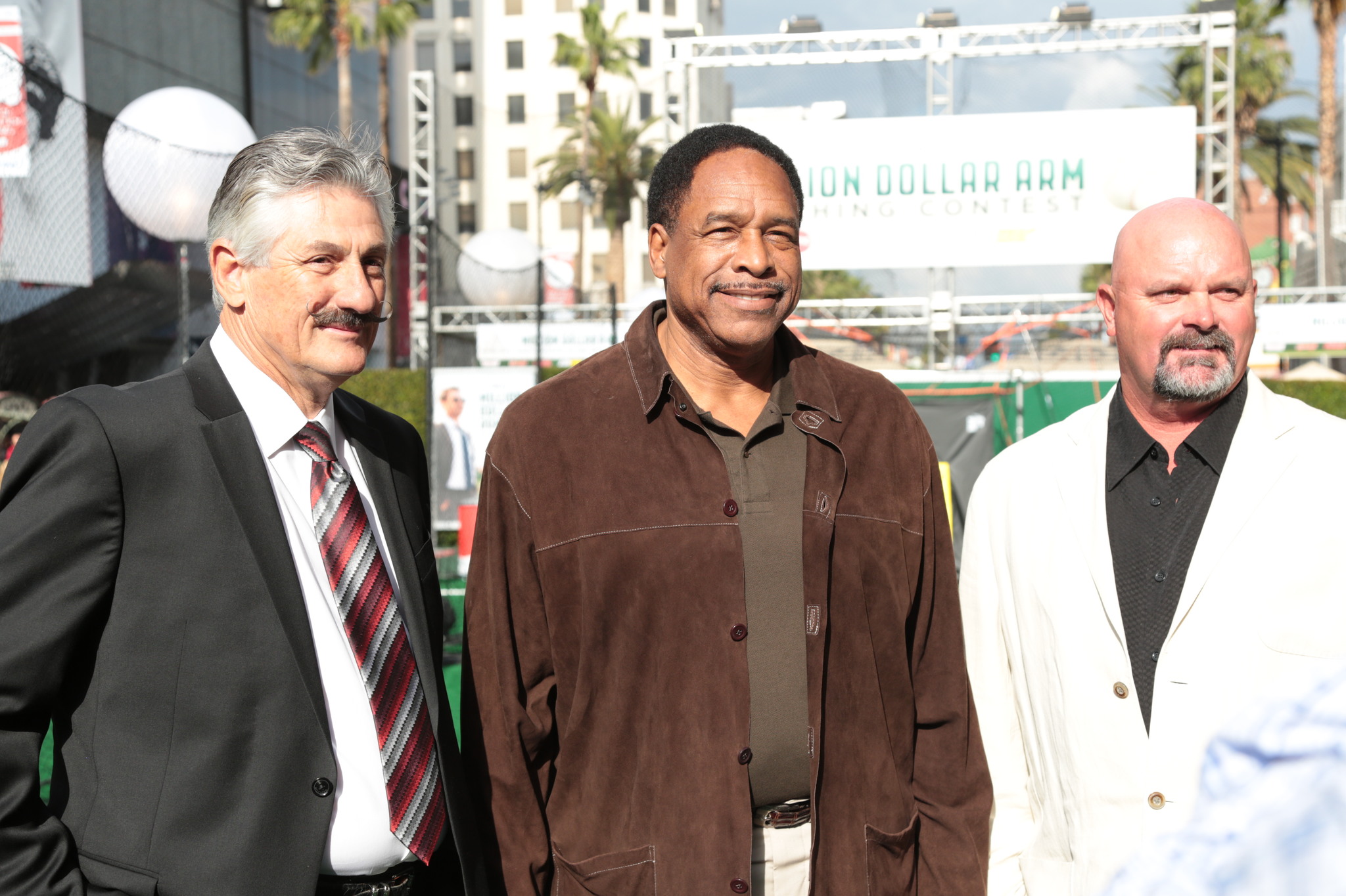 David Wells, Dave Winfield and Rollie Fingers at event of Million Dollar Arm (2014)