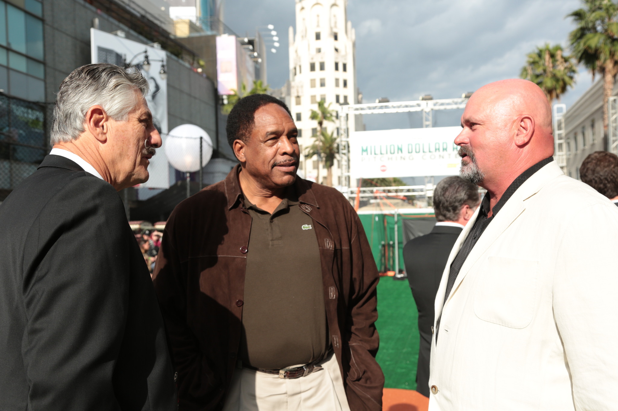 David Wells, Dave Winfield and Rollie Fingers at event of Million Dollar Arm (2014)