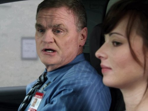 Still of John W. Lawson and Ashley Rickards in Awkward. (2011)