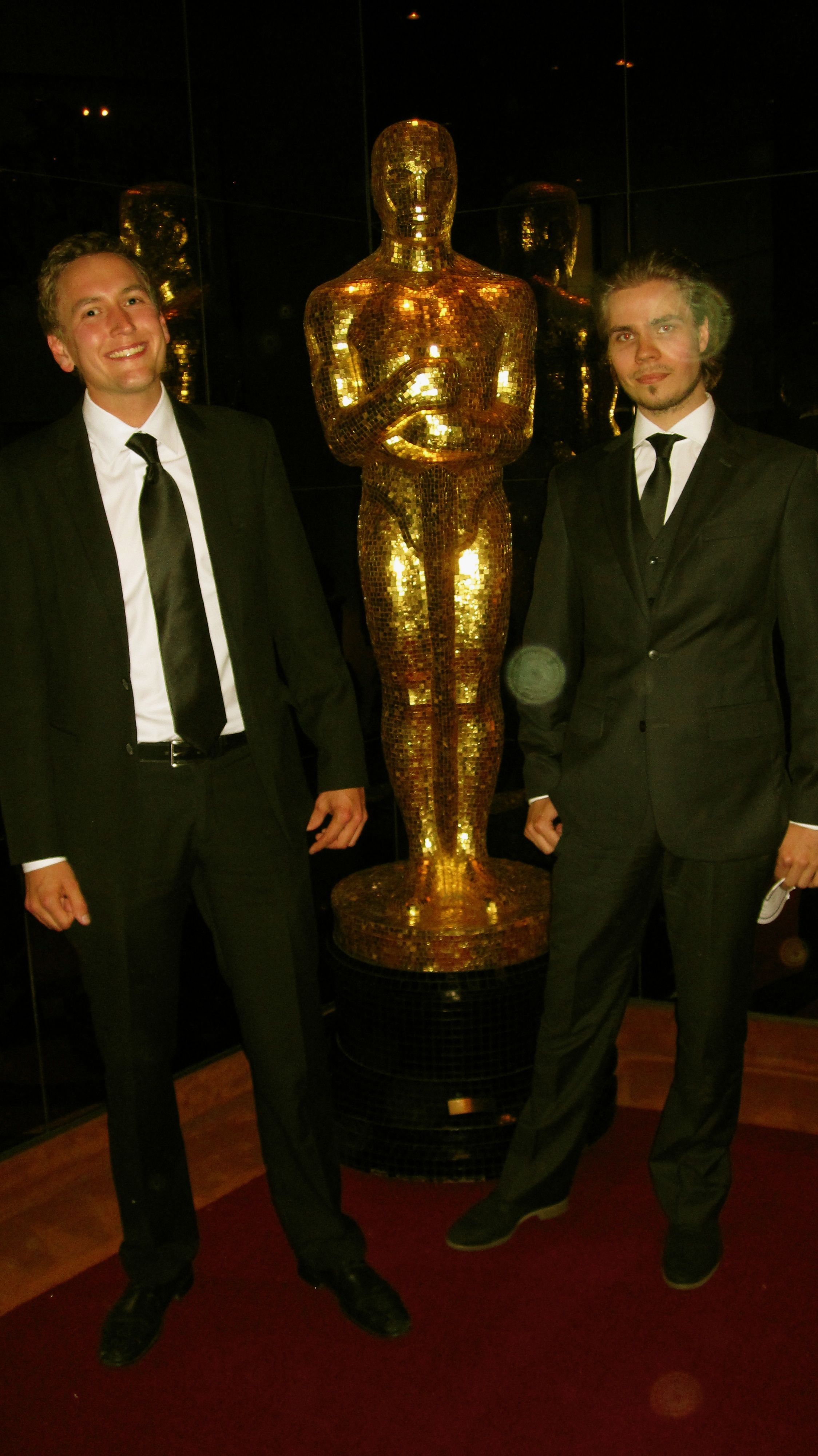 Student Academy Awards 2011 - Foreign winner Bekas producer Glenn Lund and composer Juhana Lehtiniemi.