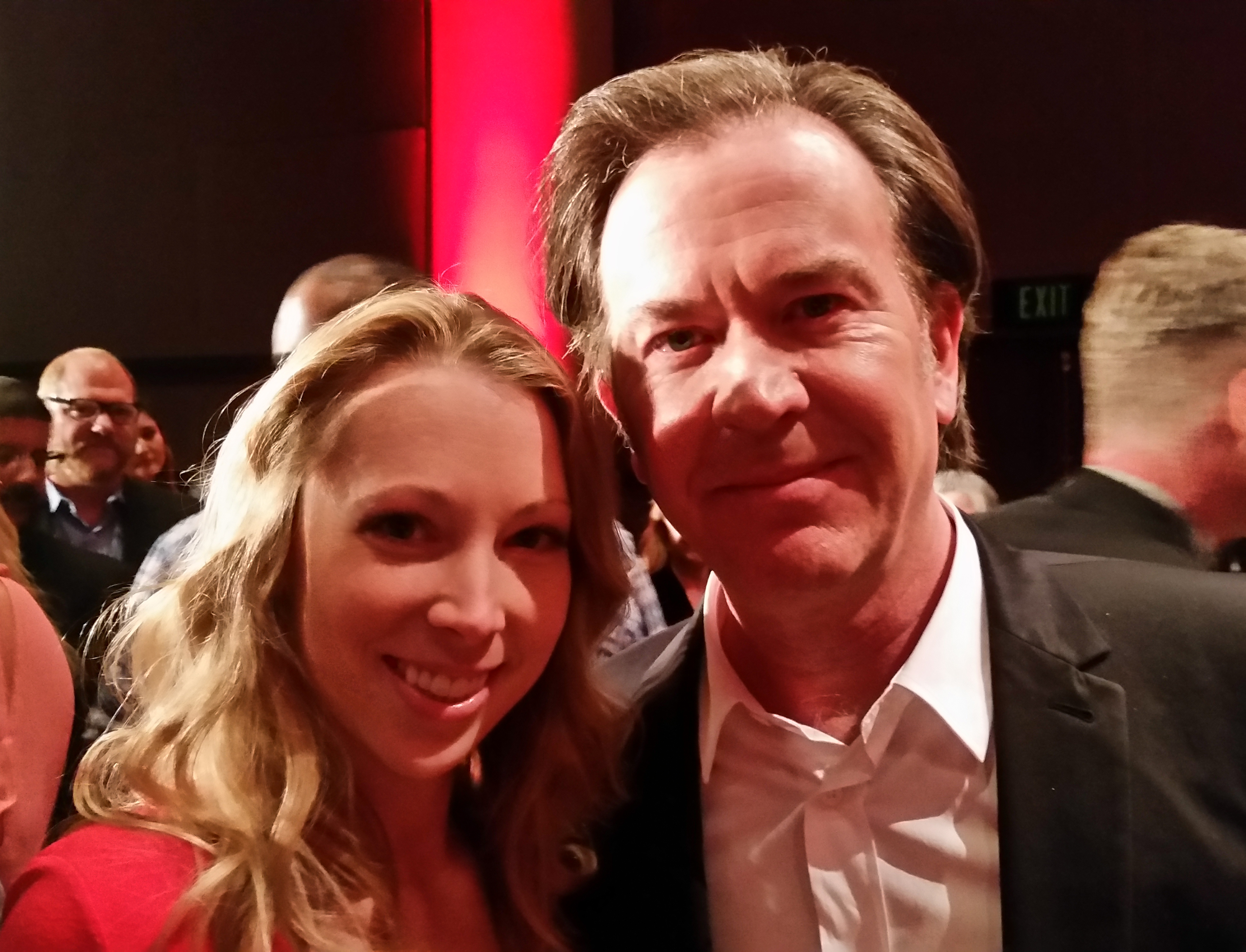 Academy Award winning Timothy Hutton (Leverage), (American Crime) with Jennifer Day (Hot Package)