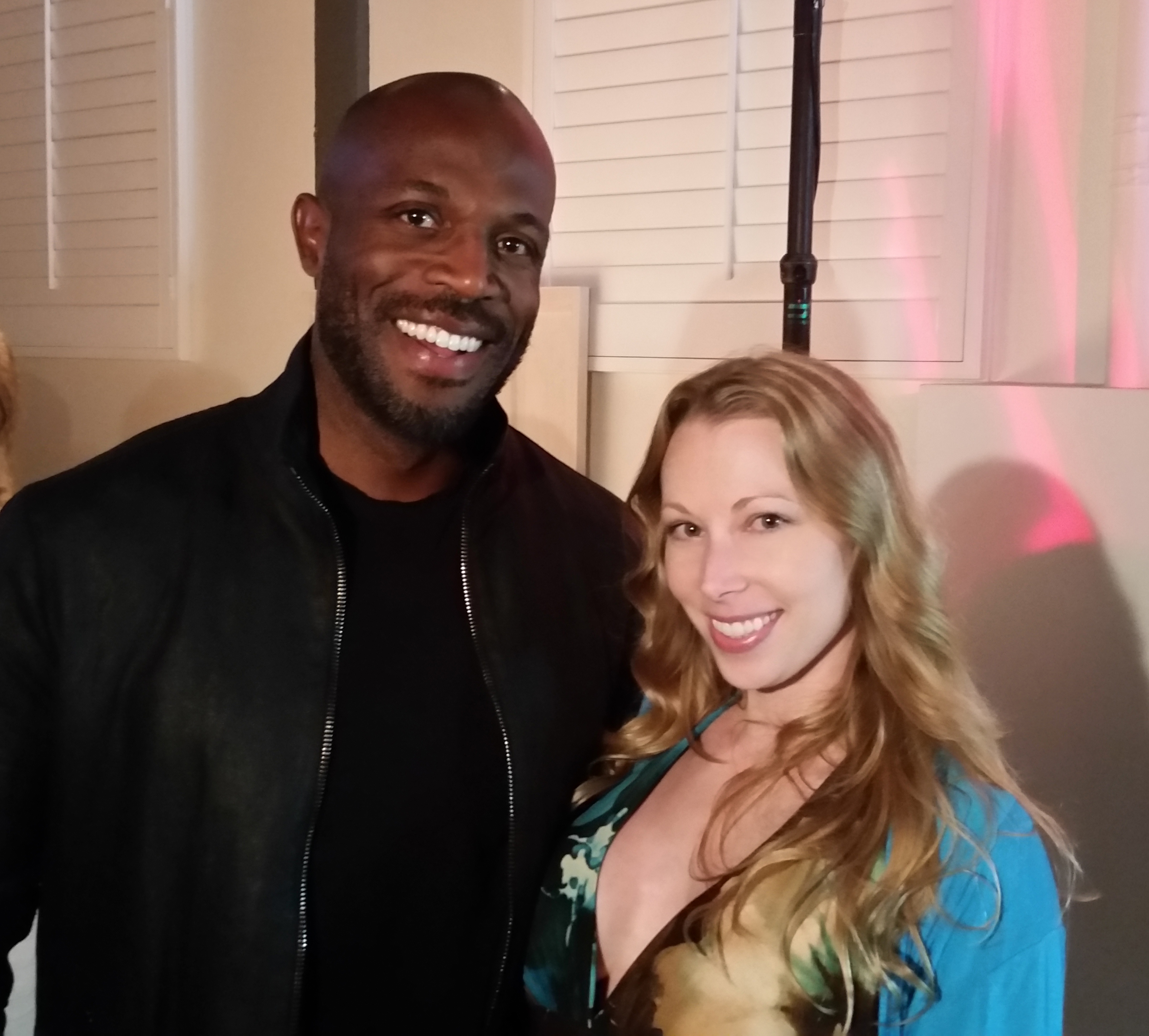 Billy Brown (How To Get Away with Murder, Hostages) and Jennifer Day (Hot Package, Trunk) at Emmy event