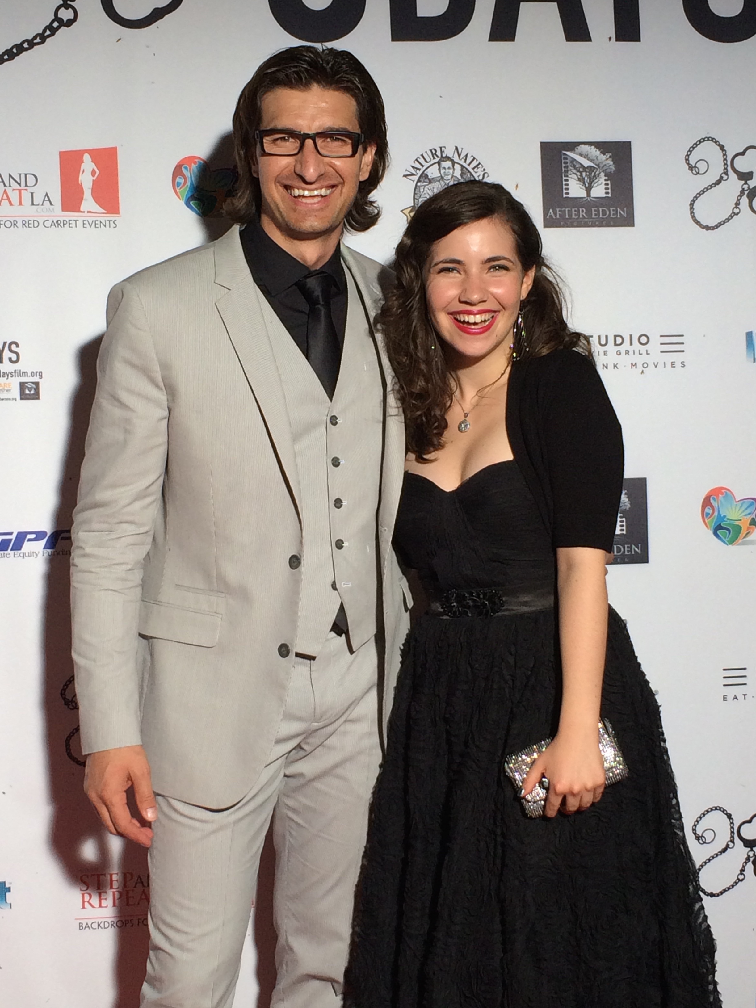 Jaco Booyens Director of 8 Days and Nicole at the Dallas premiere.