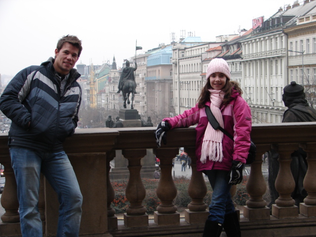 Nicole and her brother Justin In Prague