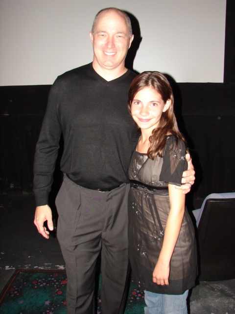 Doug Cwiak Director and Nicole at the Premier of The Beginning of December