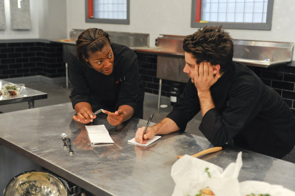 Still of Marcel Vigneron and Tiffany Derry in Top Chef (2006)