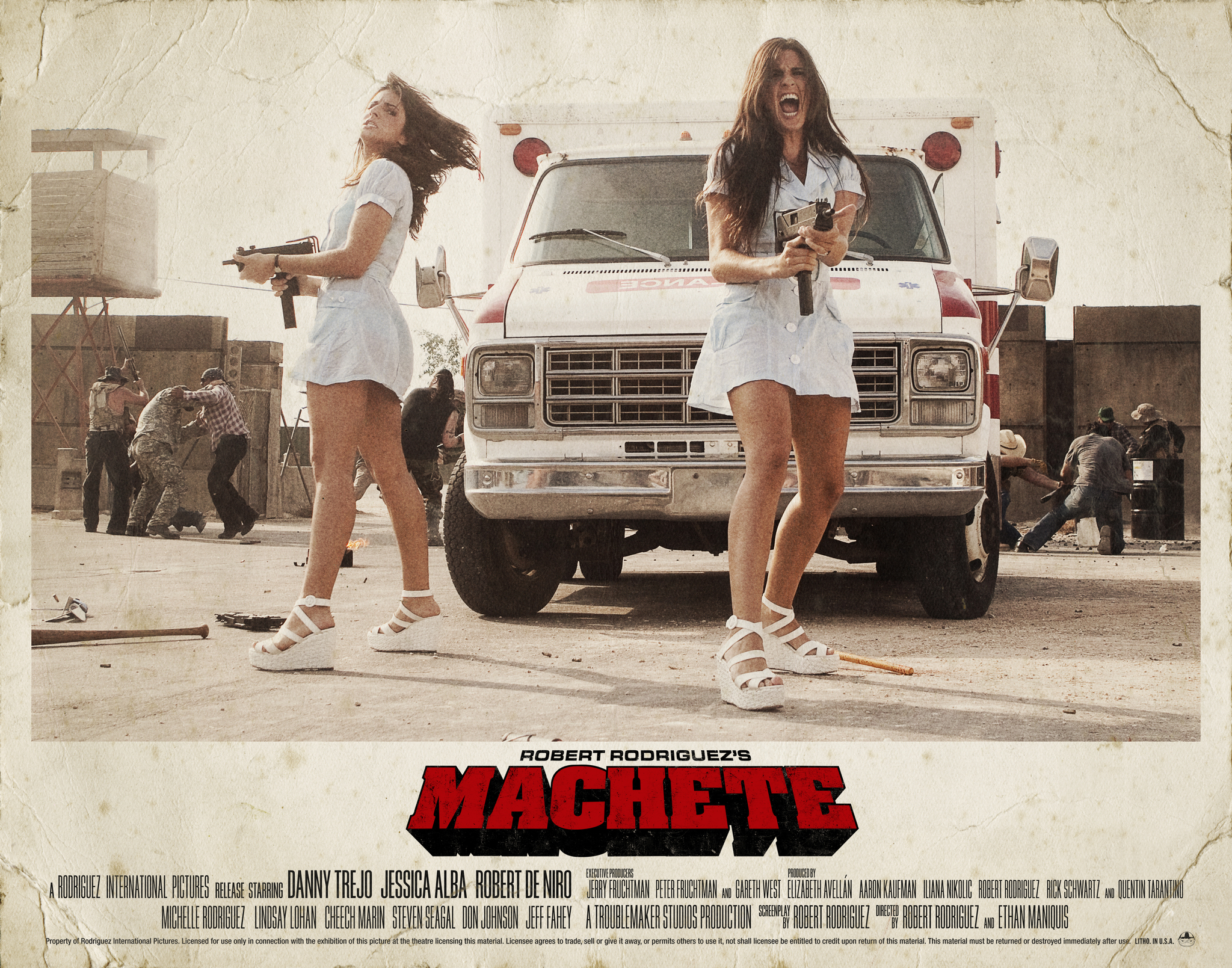 Elise Avellan and Electra Avellan in Machete (2010)