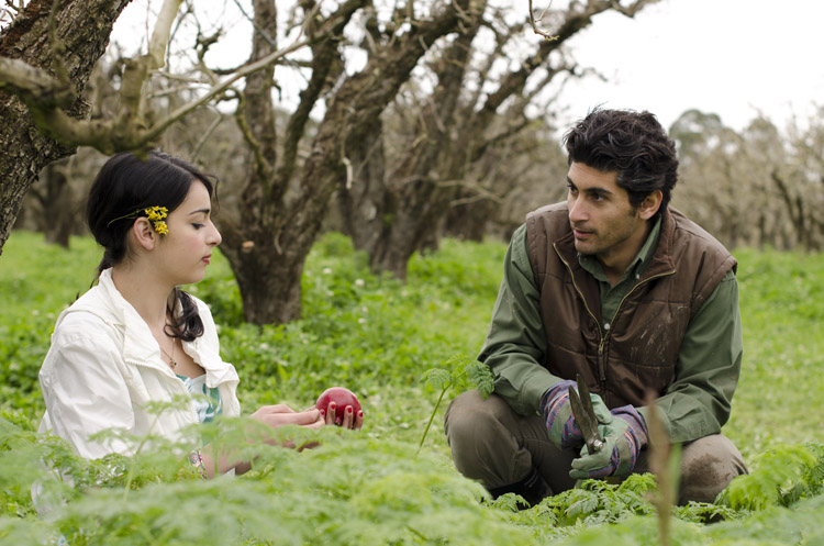 A scene from the award-winning short film: The Orchard by Sofi Basseghi