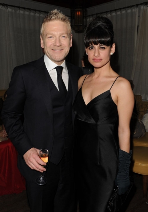 Actors Kenneth Branagh and Elena Levon attend TWC Oscar after party in partnership with Manuele Malenotti, Audi & HP at SkyBar at the Mondrian Los Angeles on February 26, 2012 in West Hollywood, California.