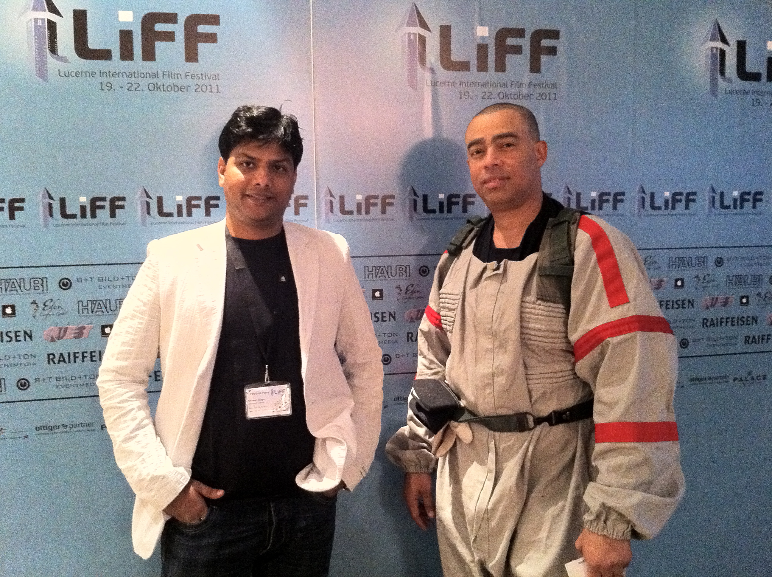 Mukesh in Switzerland at Lucerne International Film Festival with his feature film 