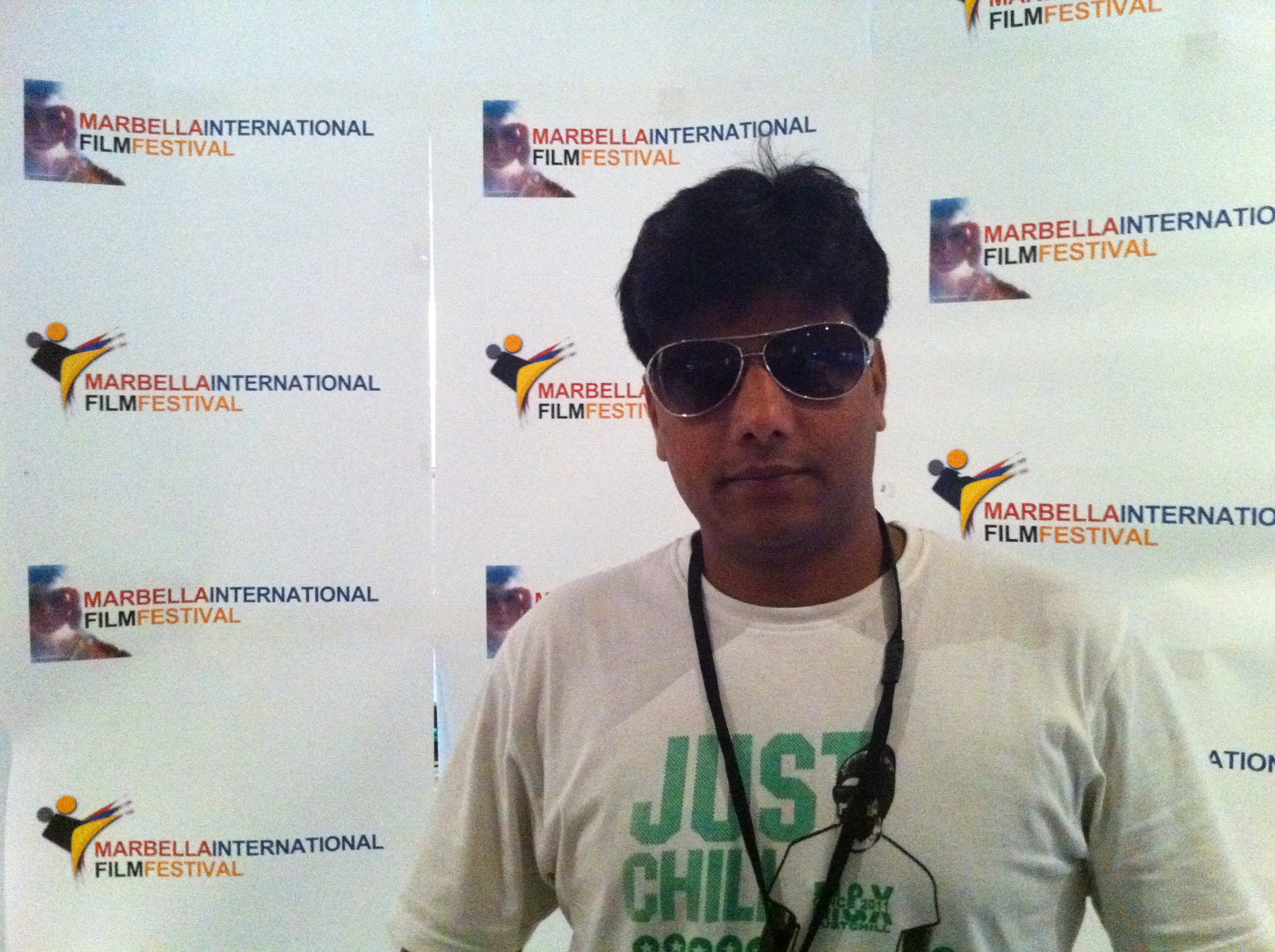 Mukesh in Spain at Marbella International Film Festival-2011, with his feature film 