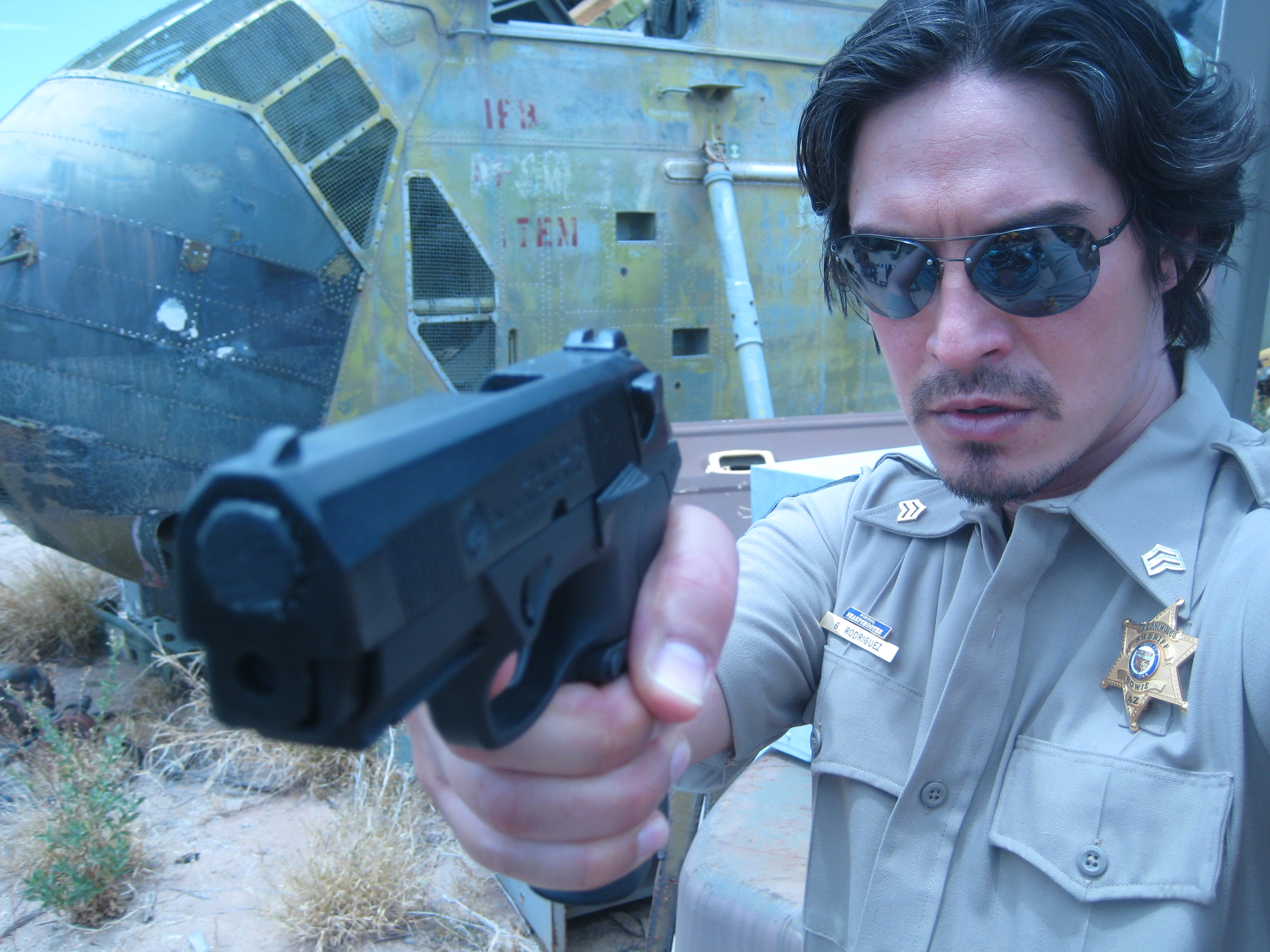 Michael Teh as Sgt. Jorge Rodriques in 