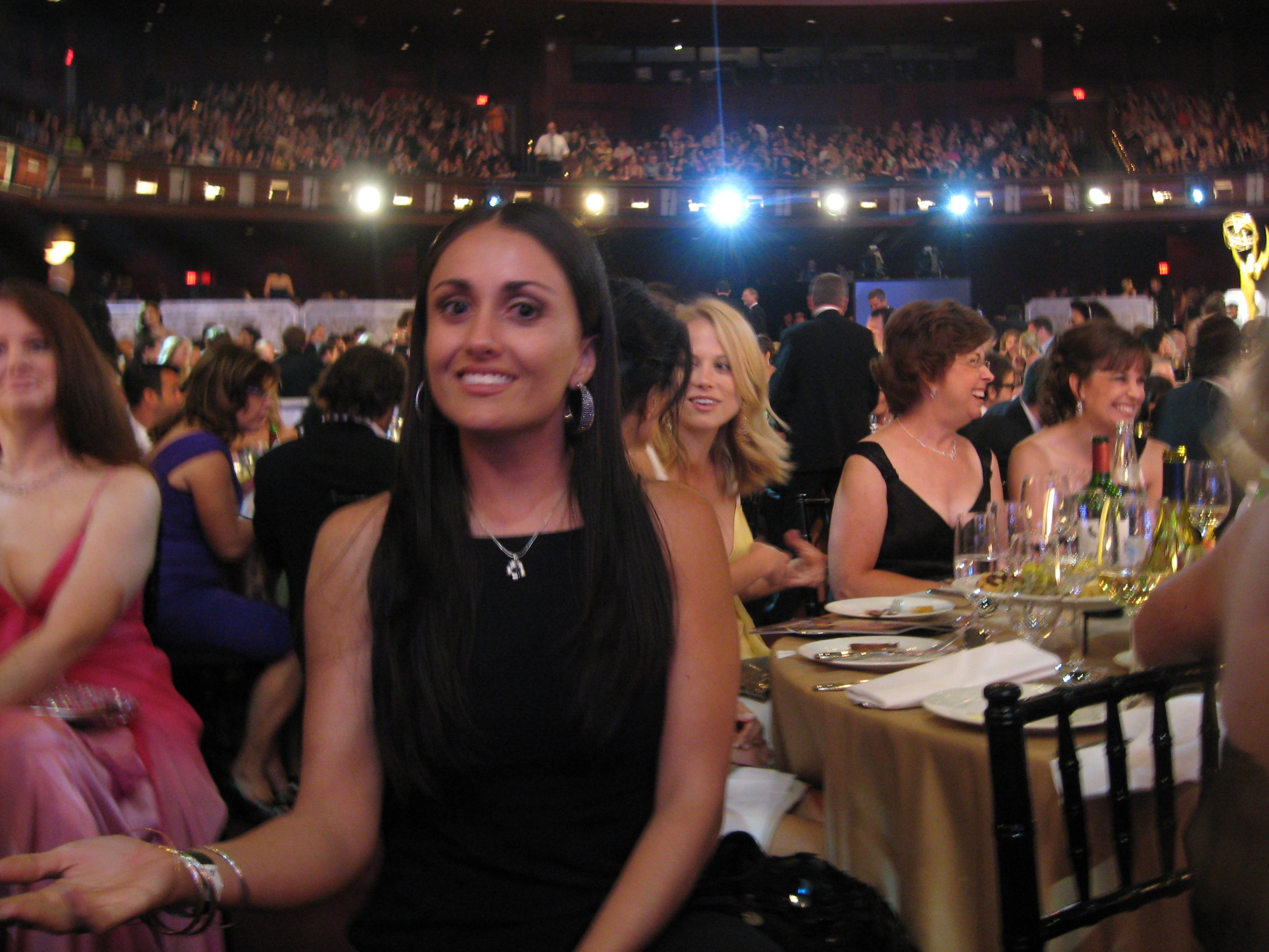 Leslie Garza Enoying at the Kodak Theatre! The Daytime Emmy's Awards 2008