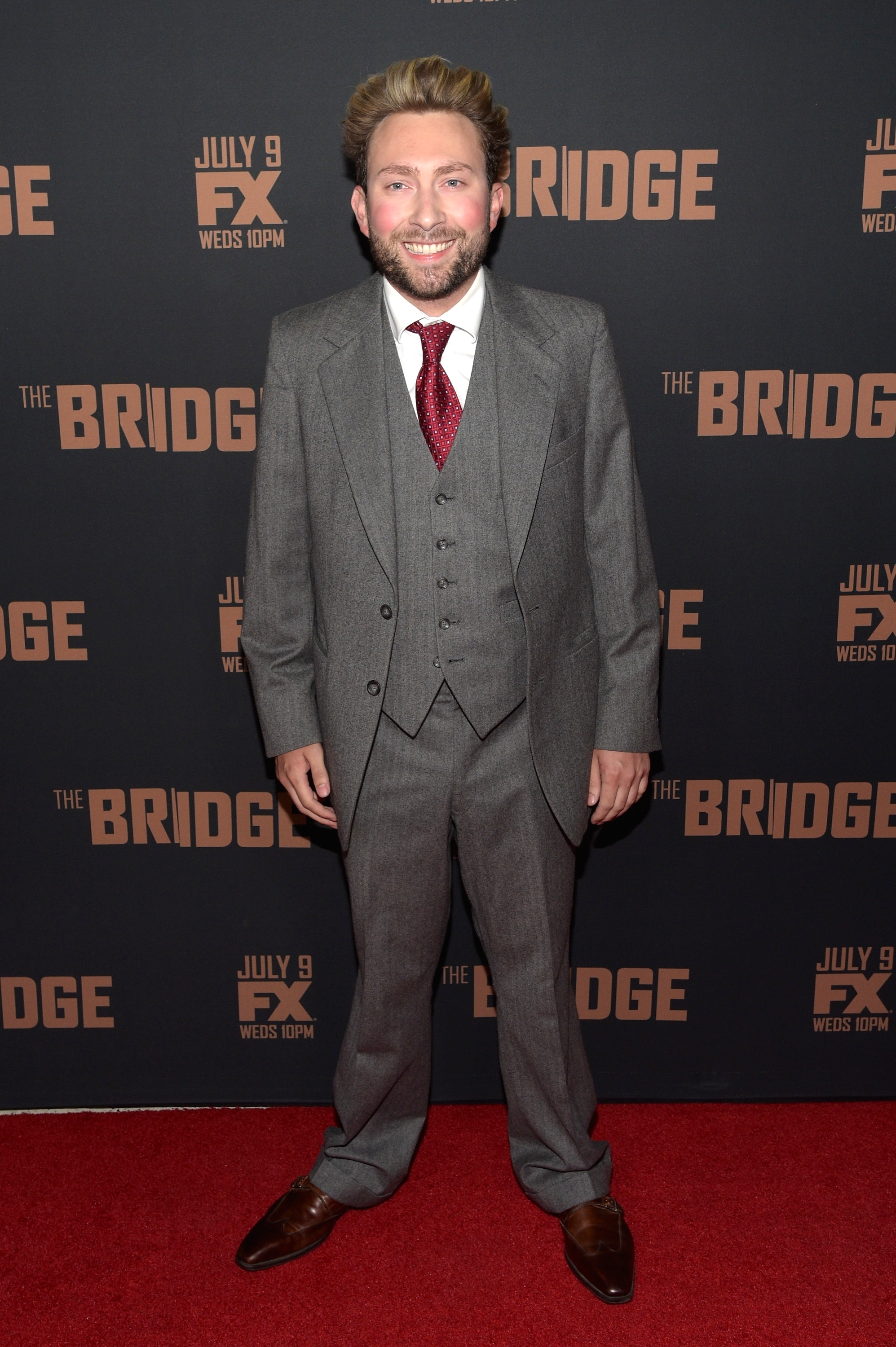 WEST HOLLYWOOD, CA - JULY 07: Alex Plank attends the premiere of FX's 'The Bridge' at Pacific Design Center on July 7, 2014 in West Hollywood, California. (Photo by Jason Kempin/Getty Images)